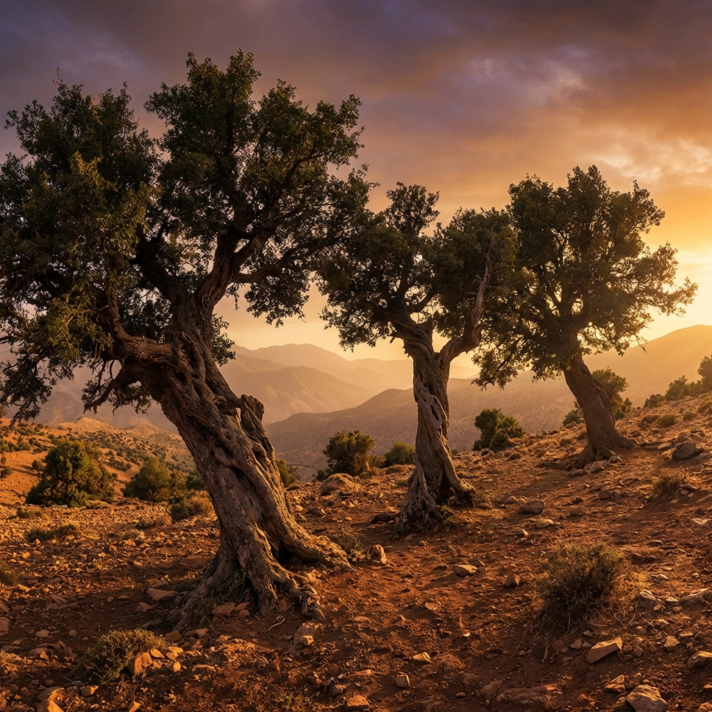 Arganiers millénaires de l'Atlas